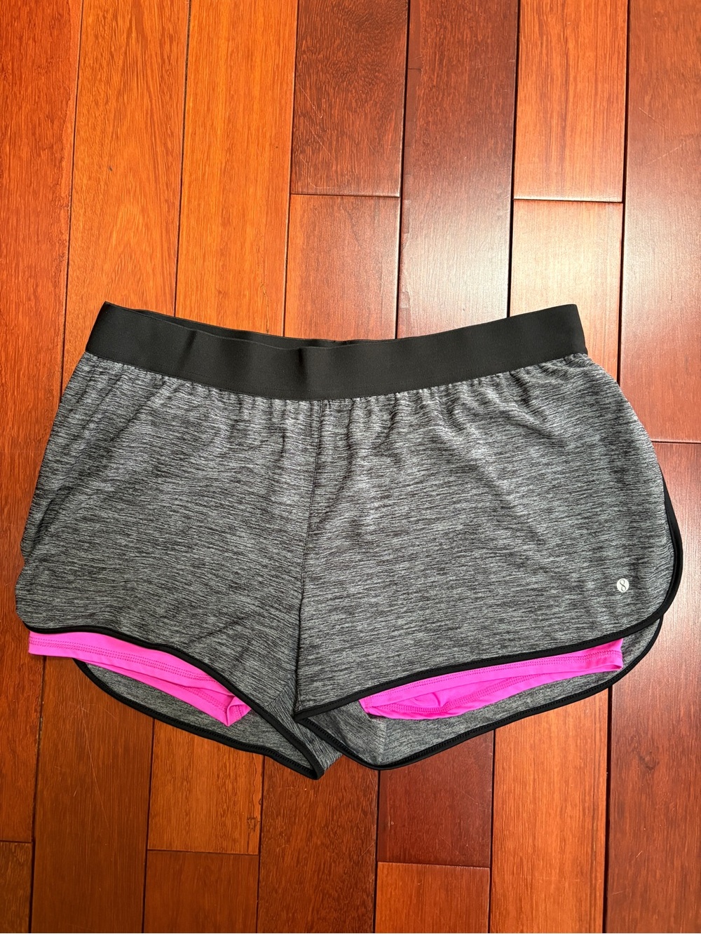 Layers athletic shorts ladies size large
